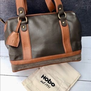 NEW HOBO LEATHER HEIRLOOM SATCHEL PURSE